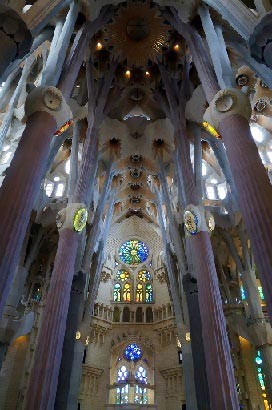 Sagrada Familia indvendigt