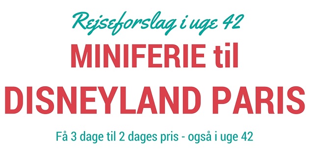 Eftersferie i Disneyland